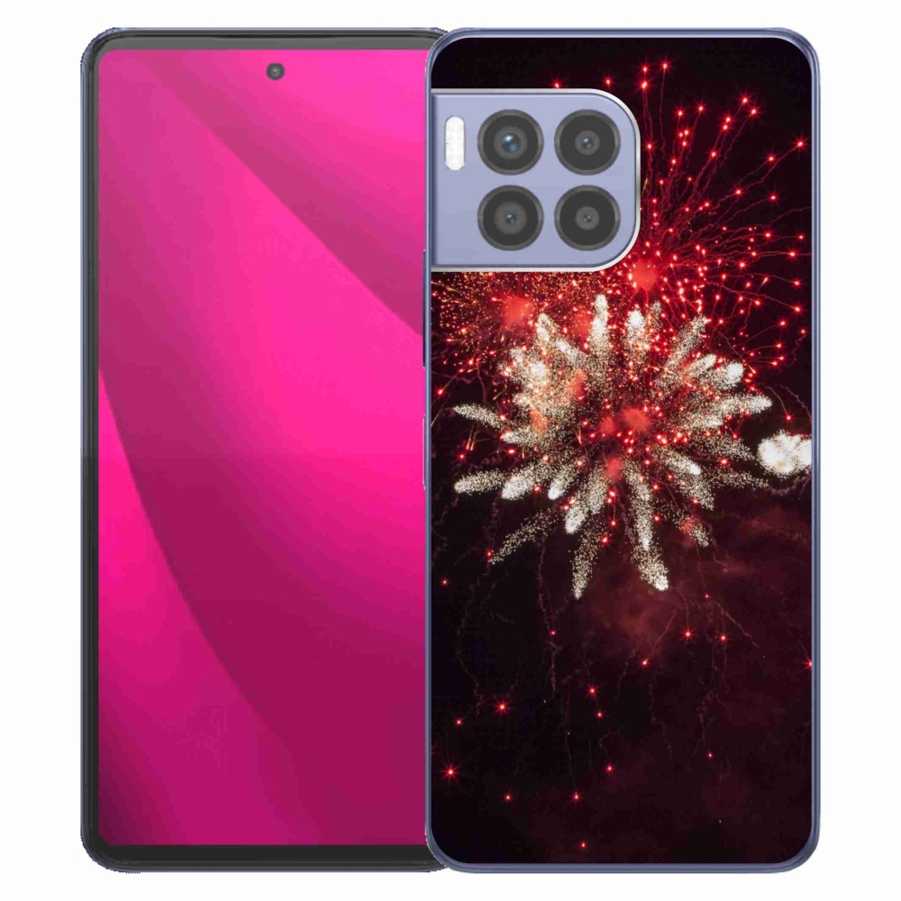 Gélový kryt mmCase na T-Mobile T Phone 2 Pro - ohňostroj