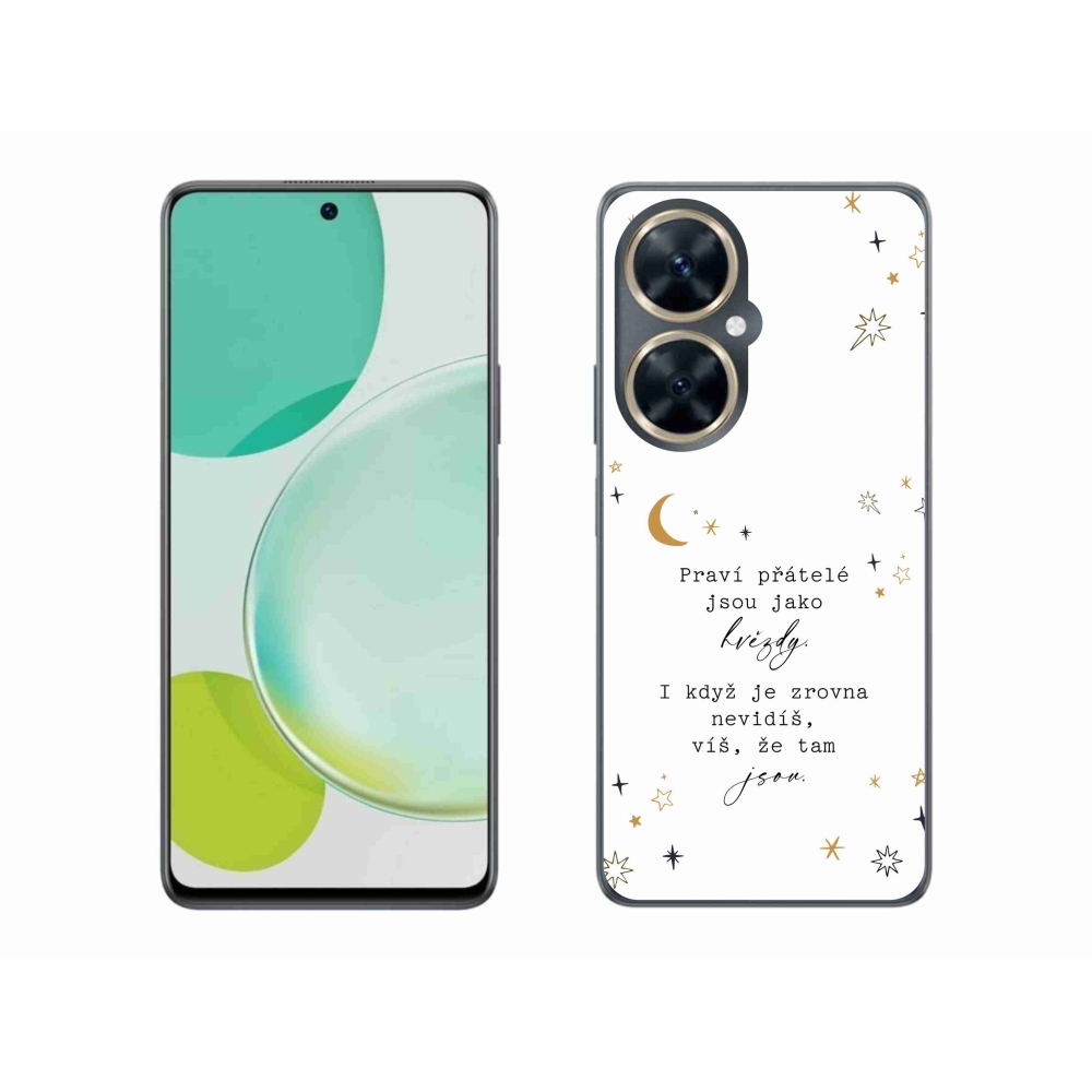 Gélový kryt mmCase na Huawei Nova 11i - citát 6 biele pozadie