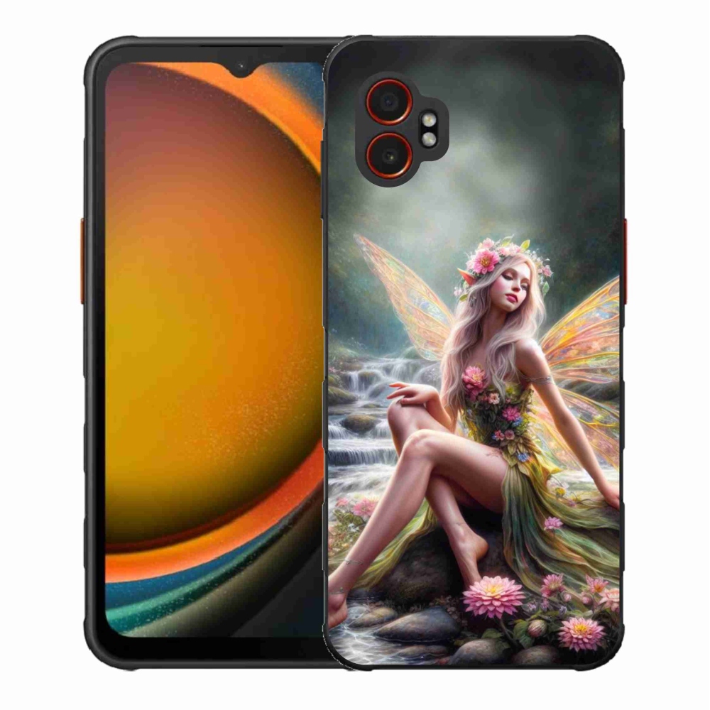 Gélový kryt mmCase na Samsung Galaxy Xcover 7 Pro - motýlia žena 1