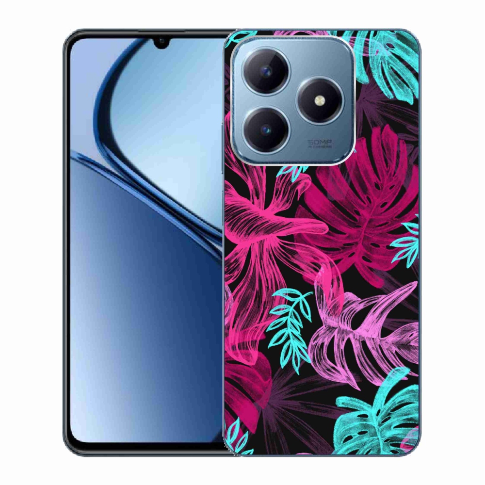 Gélový kryt mmCase na Realme C63 - kvety 1