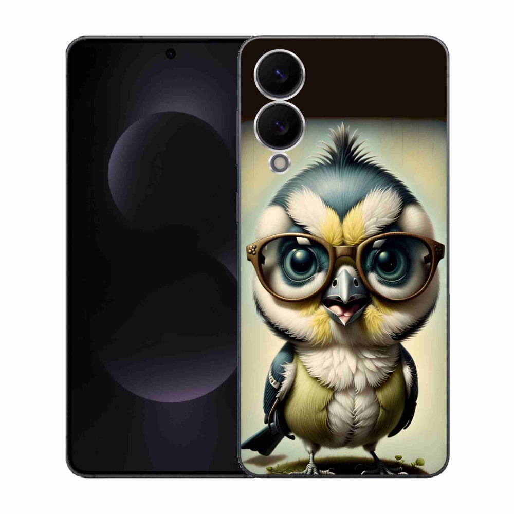 Gélový kryt mmCase na Samsung Galaxy S25 Edge - mláďa s okuliarmi