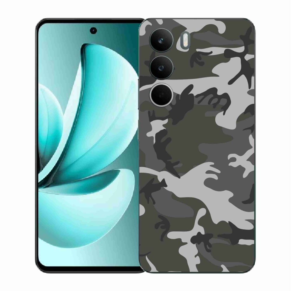 Gélový kryt mmCase na Realme C71 - maskáčový vzor