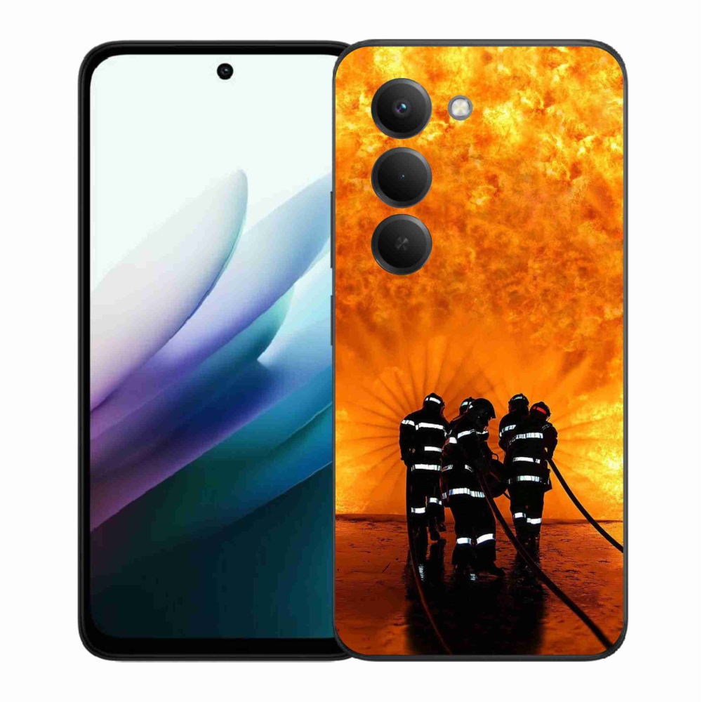 Gélový kryt mmCase na Xiaomi Redmi 15 4G/5G (171mm) - požiar