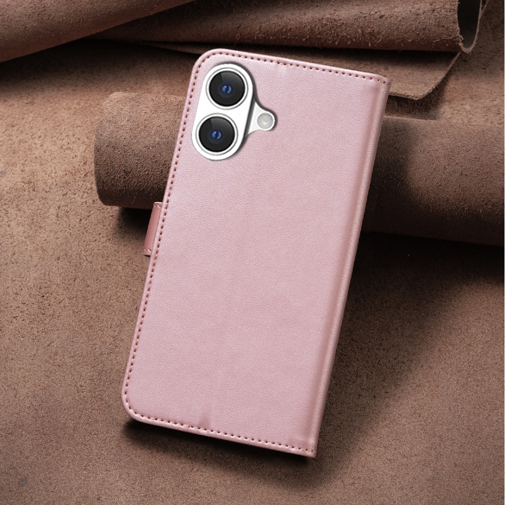 Clover knižkové púzdro na iPhone 17 - ružové