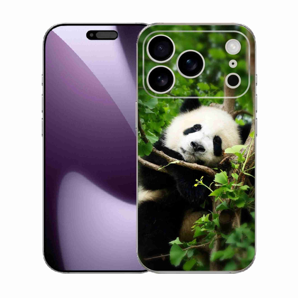 Gélový kryt mmCase na iPhone 17 Pro - panda