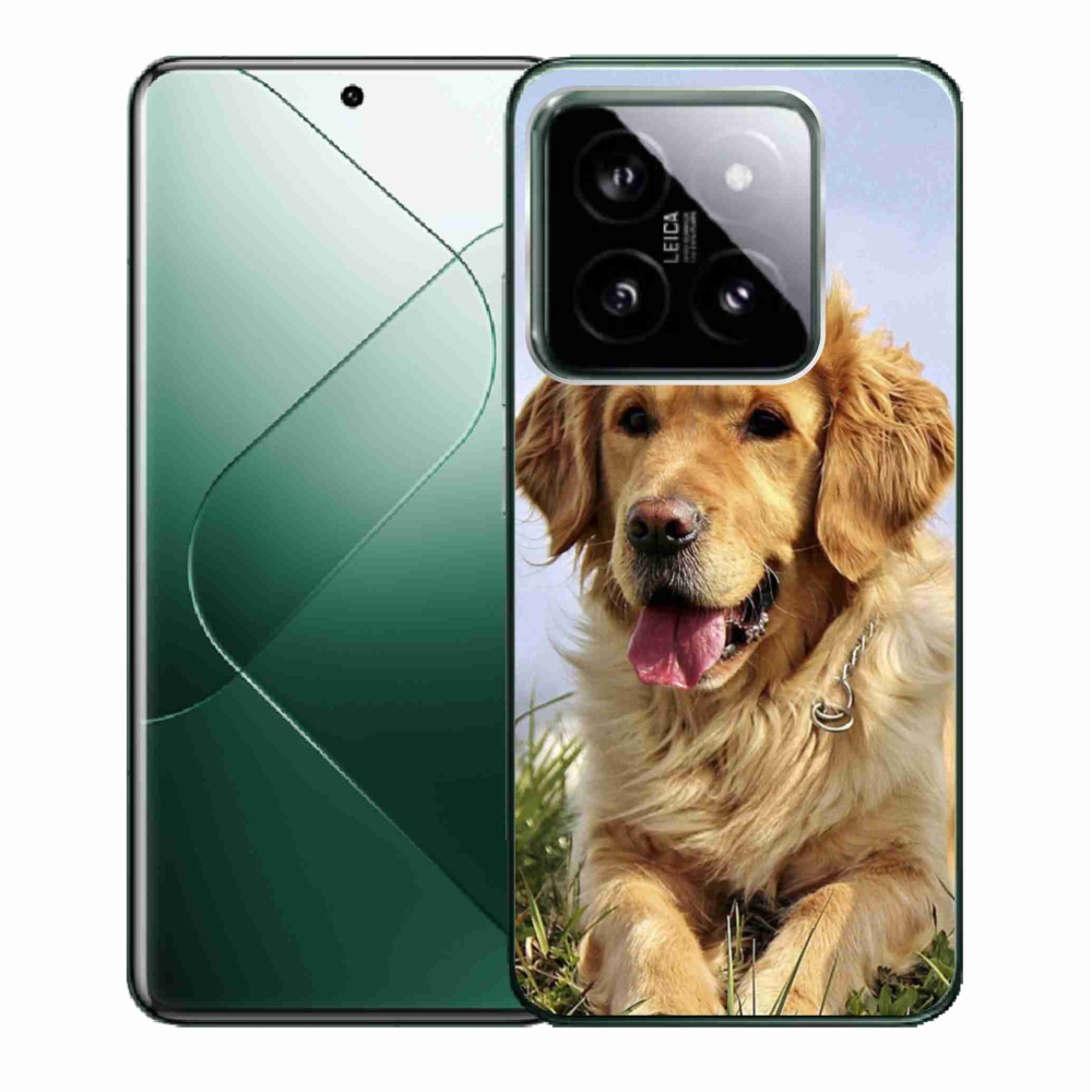 Gélový obal mmCase na Xiaomi 14 - zlatý retriever