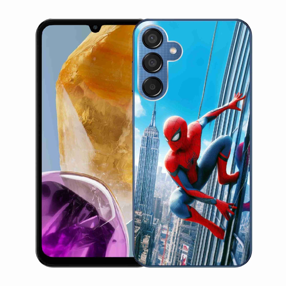 Gélový kryt mmCase na Samsung Galaxy M15 5G - spiderman