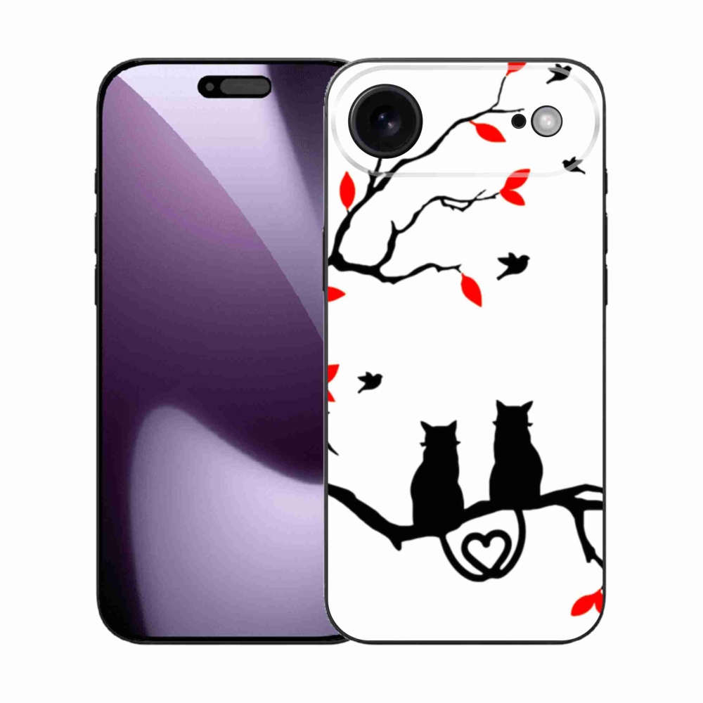 Gélový kryt mmCase na iPhone 17 Air - mačacia láska