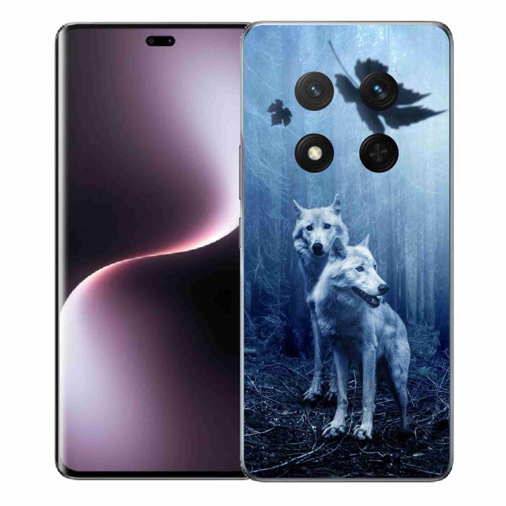 Gélový kryt mmCase na Honor Magic 7 Lite 5G - vlci v lese