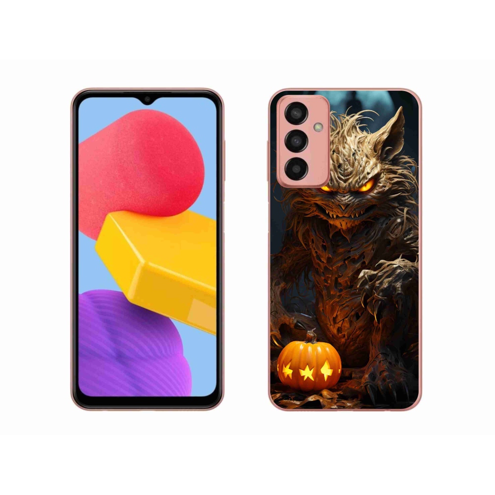 Gélový kryt mmCase na Samsung Galaxy M13 - halloweenska príšera