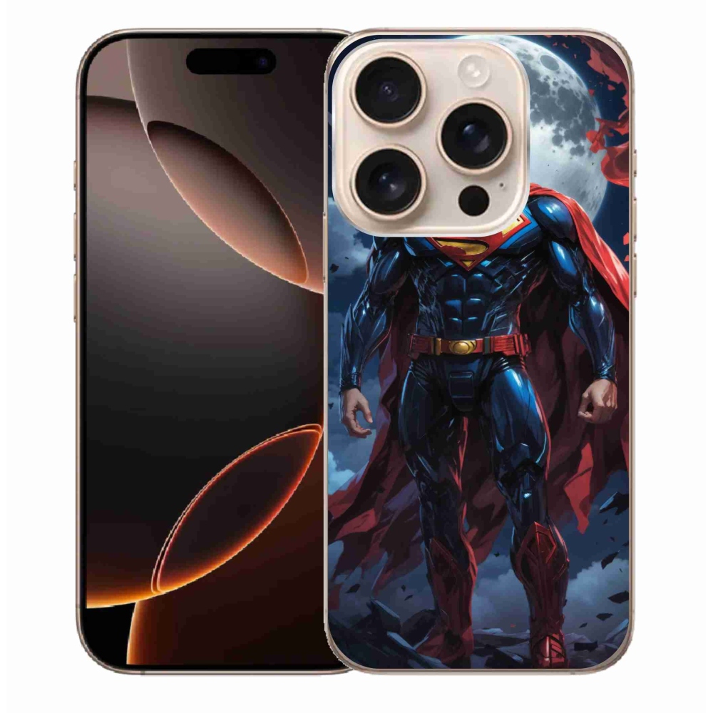 Gélový kryt mmCase na iPhone 16 Pro Max - superman