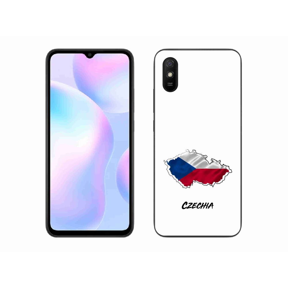 Gélový kryt mmCase na Xiaomi Redmi 9AT - Czechia biele pozadie