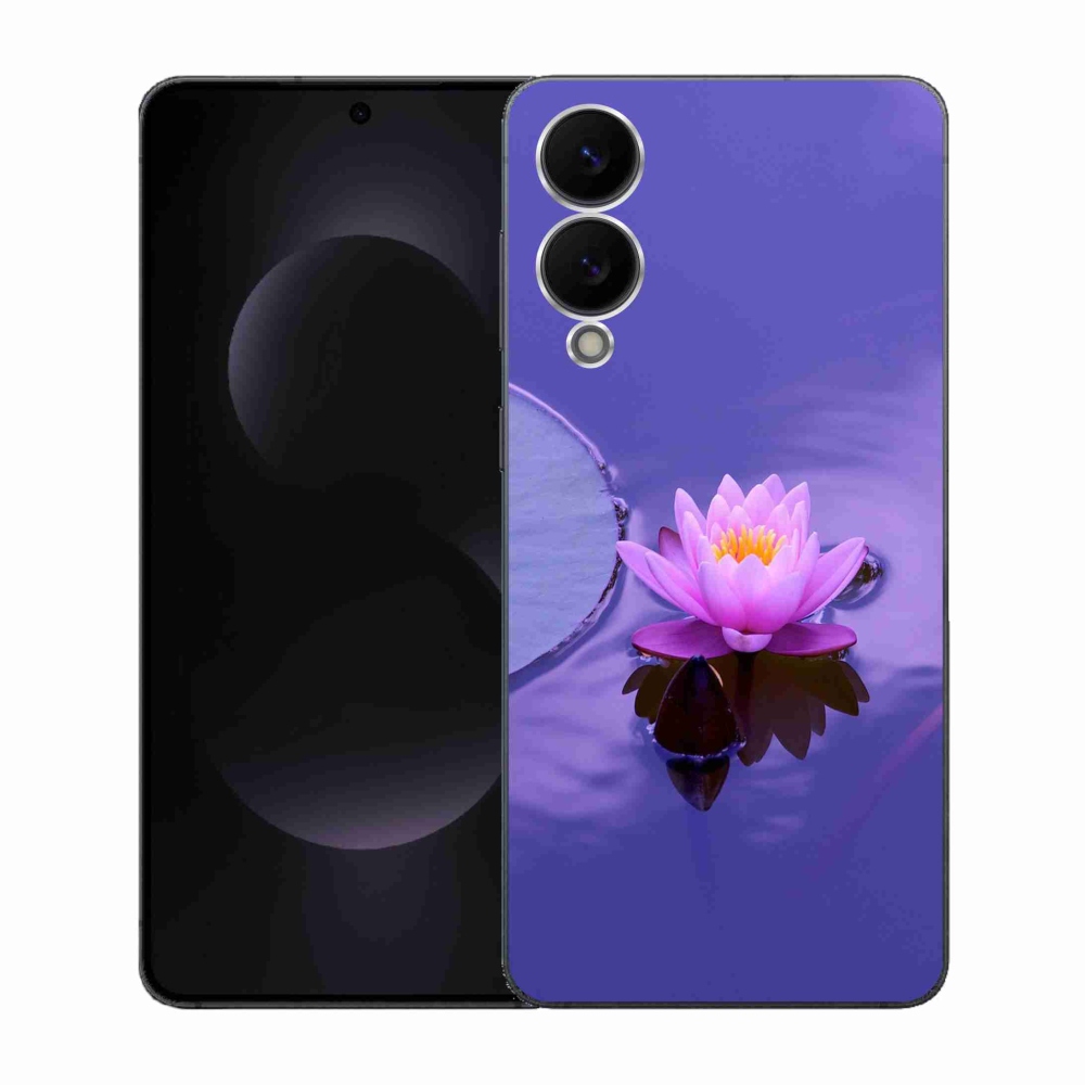 Gélový kryt mmCase na Samsung Galaxy S25 Edge - kvet na hladine
