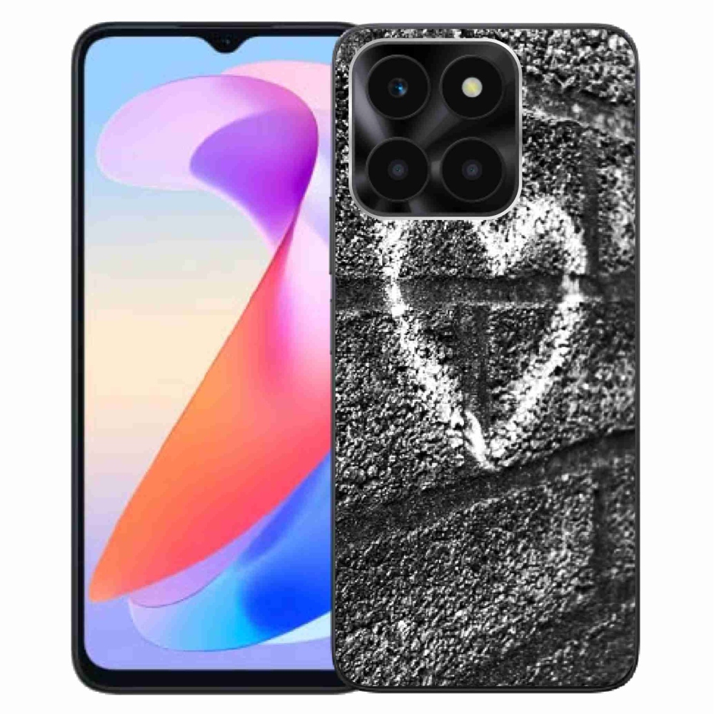 Gélový kryt mmCase na Honor X6a - srdce na stene