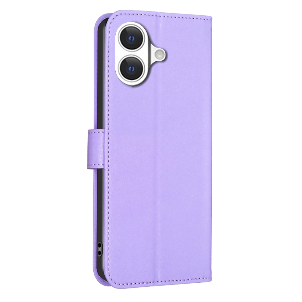 Clover knižkové púzdro na iPhone 17 - fialové