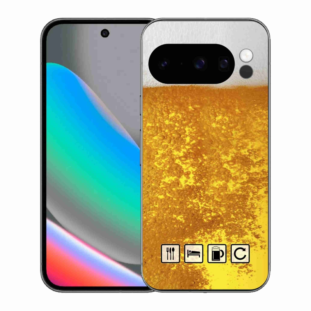 Gélový kryt mmCase na Google Pixel 10 Pro - pivný motív 3