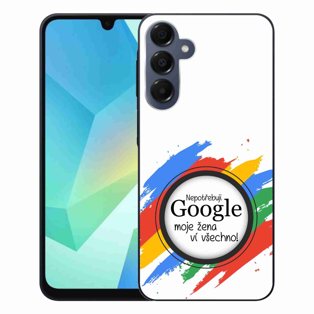Gélový kryt mmCase na Samsung Galaxy A16 4G/5G - žena vie všetko biele pozadie