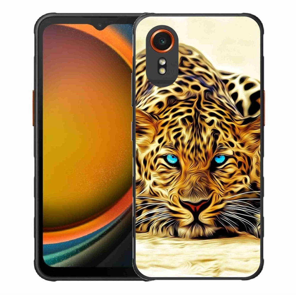 Gélový kryt mmCase na Samsung Galaxy Xcover 7 - kreslený tiger