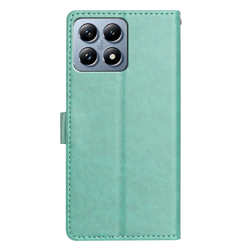 Clots knižkové púzdro na Xiaomi 15T Pro - modrozelené