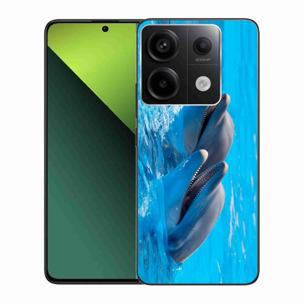 Gélový kryt mmCase na Xiaomi Redmi Note 13 Pro 5G/Poco X6 5G - delfíny