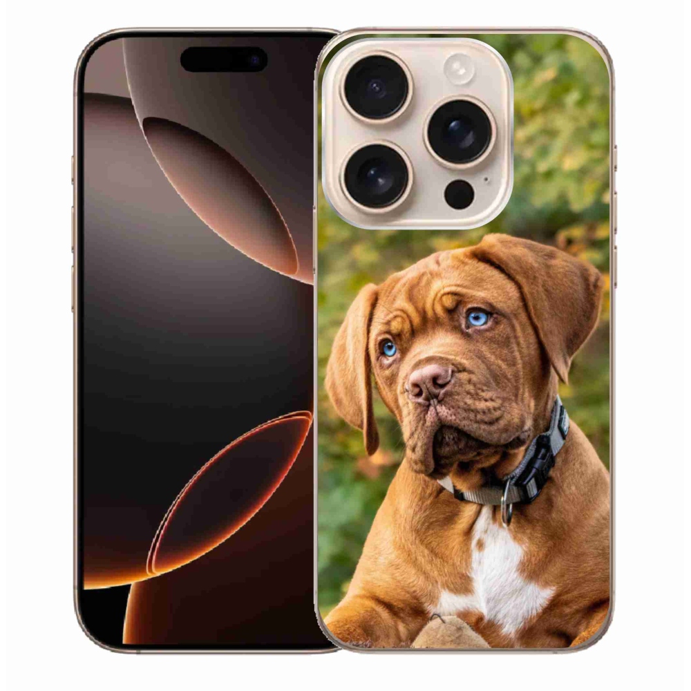 Gélový kryt mmCase na iPhone 16 Pro Max - šteňa