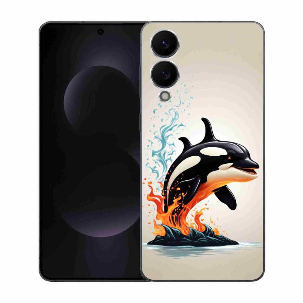 Gélový kryt mmCase na Samsung Galaxy S25 Edge - kosatka