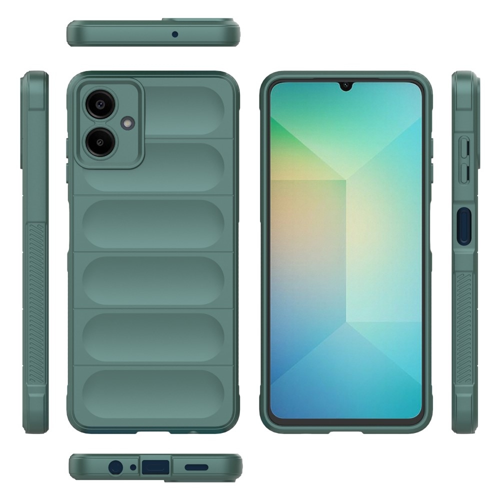 Rugg odolný gélový obal na Samsung Galaxy A06 4G - zelený
