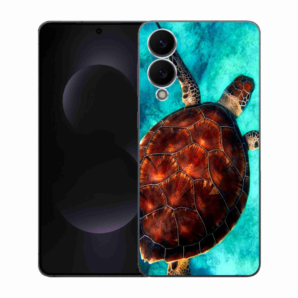 Gélový kryt mmCase na Samsung Galaxy S25 Edge - korytnačka