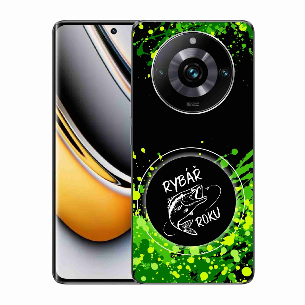 Gélový kryt mmCase na Realme 11 Pro/11 Pro+ - rybár roka čierne pozadie