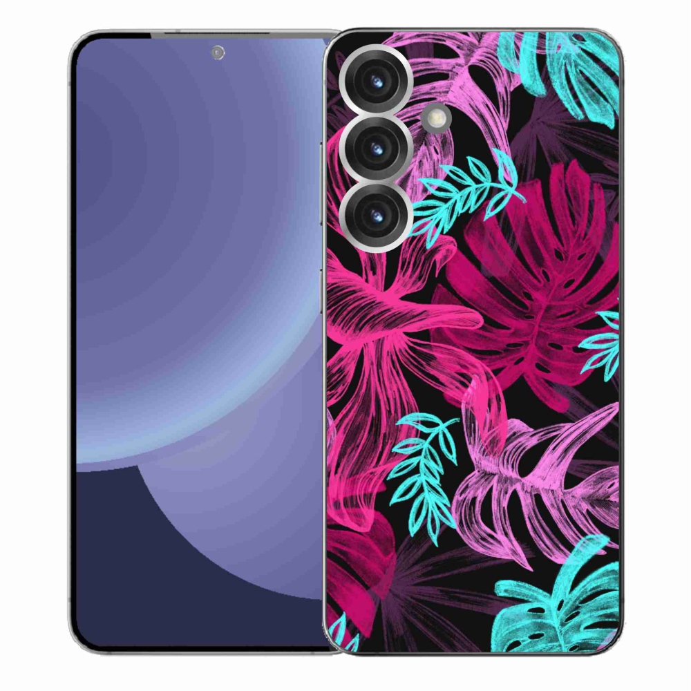 Gélový kryt mmCase na Samsung Galaxy S25+ - kvety 1