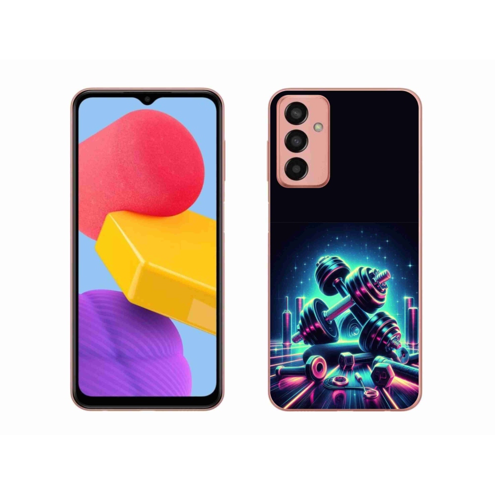 Gélový kryt mmCase na Samsung Galaxy M13 - činky