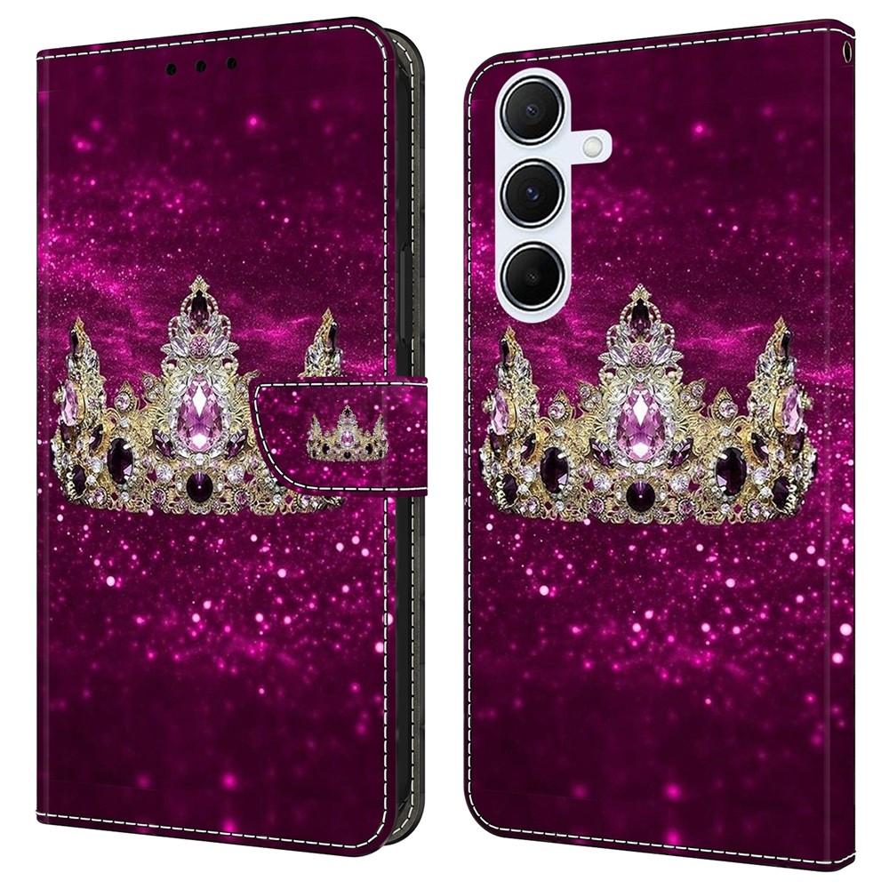 Firmly knižkové púzdro na Samsung Galaxy A17 5G/A26 5G - diamantová koruna