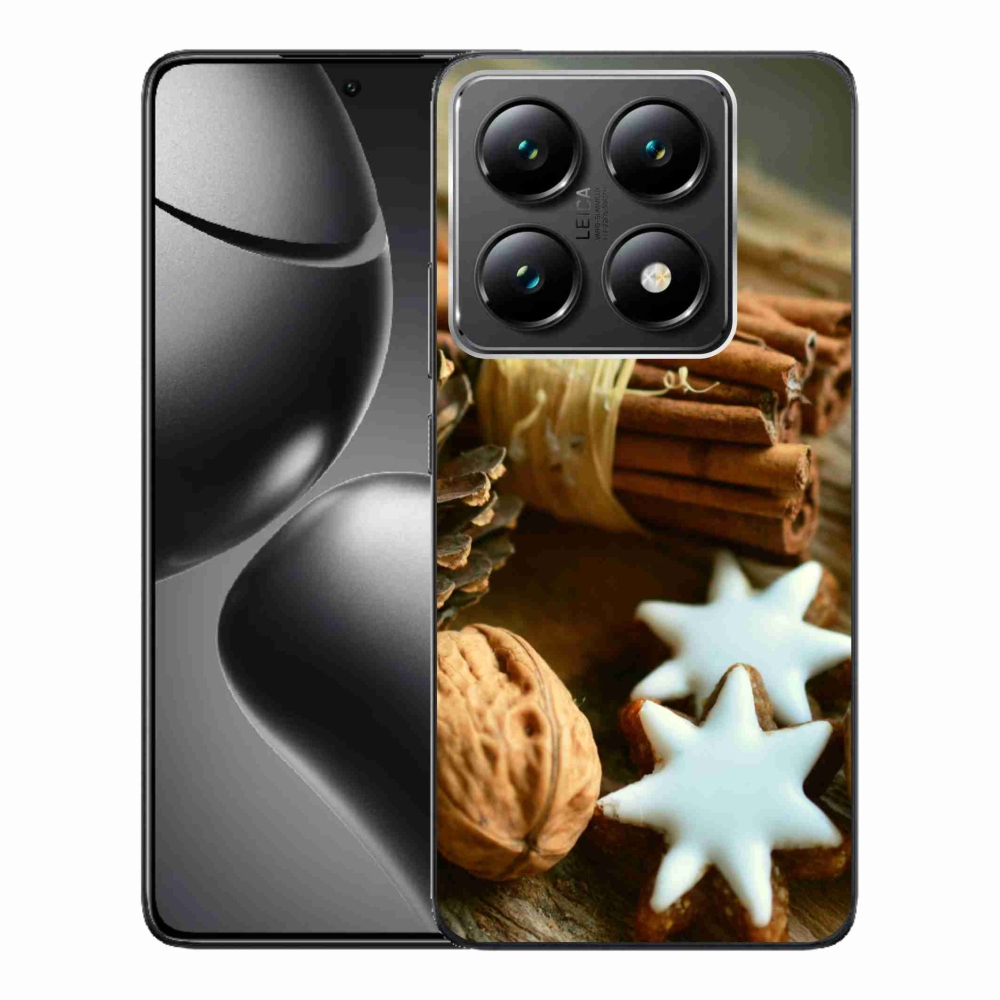 Gélový kryt mmCase na Xiaomi 14T Pro - škorica a perníčky