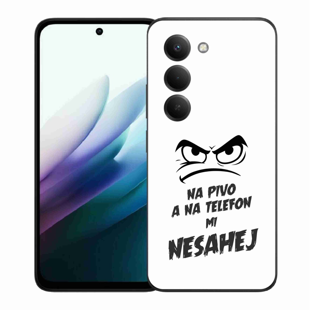 Gélový kryt mmCase na Xiaomi Redmi 15 4G/5G (171mm) - pivný motív 2 biele pozadie