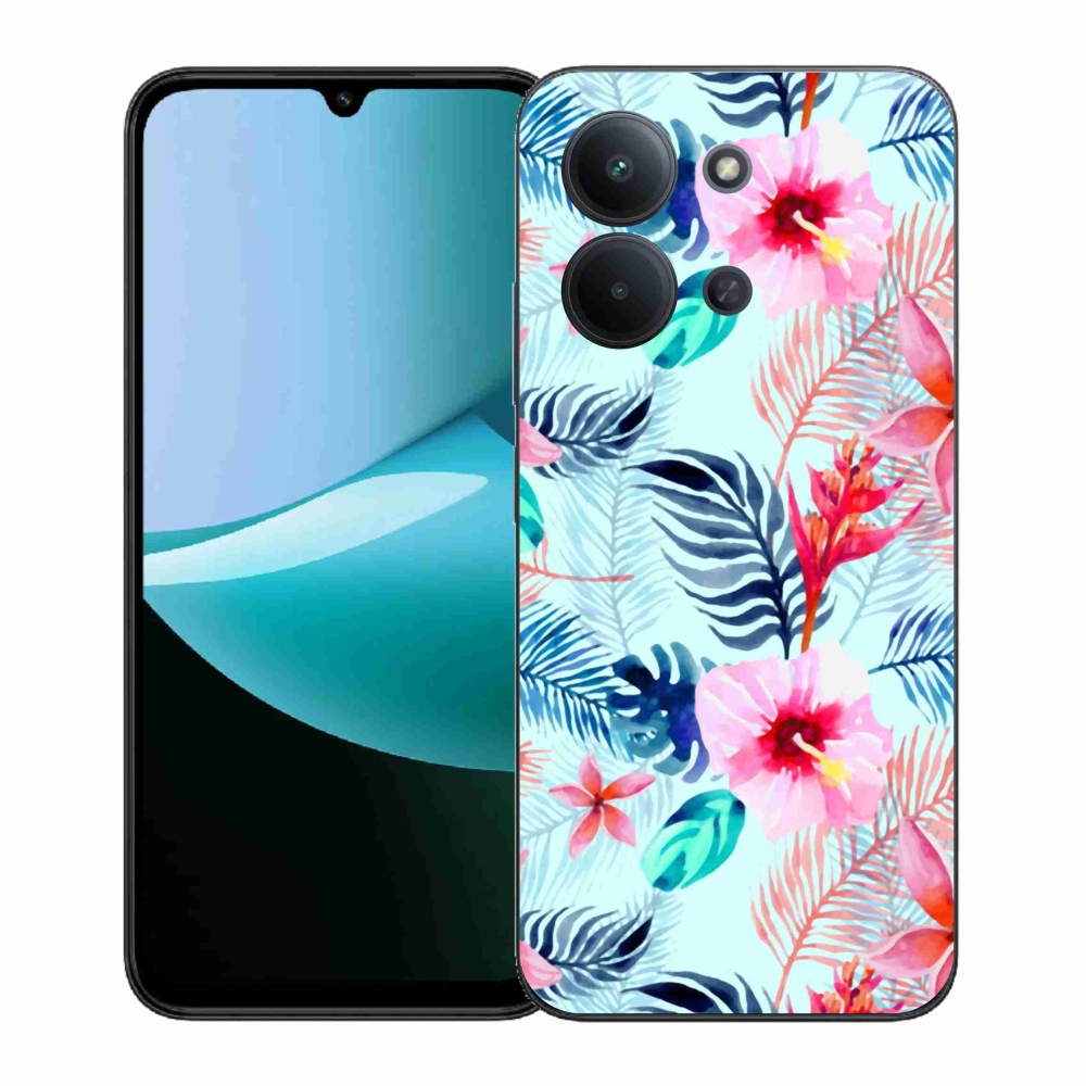 Gélový kryt mmCase na Xiaomi Redmi 15C 4G (171mm)/Poco C85 4G (171mm) - kvety