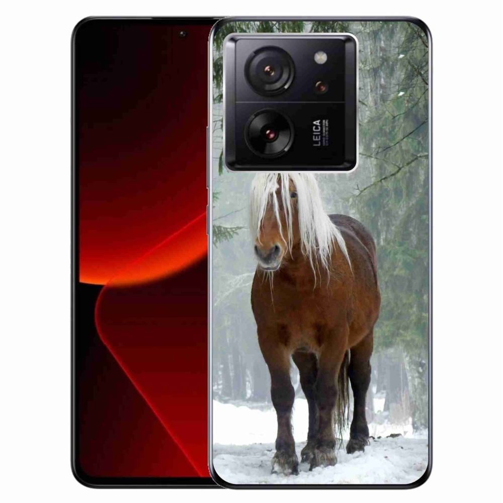 Gélový obal mmCase na Xiaomi 13T/13T Pro - kôň v lese
