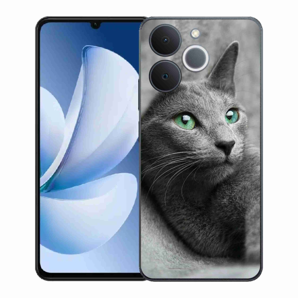 Gélový kryt mmCase na Realme Note 70T - mačka 2