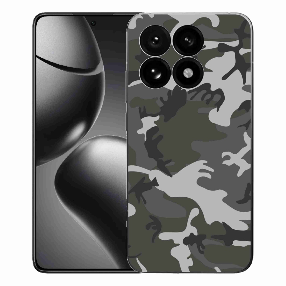 Gélový kryt mmCase na Xiaomi 15T - maskáčový vzor