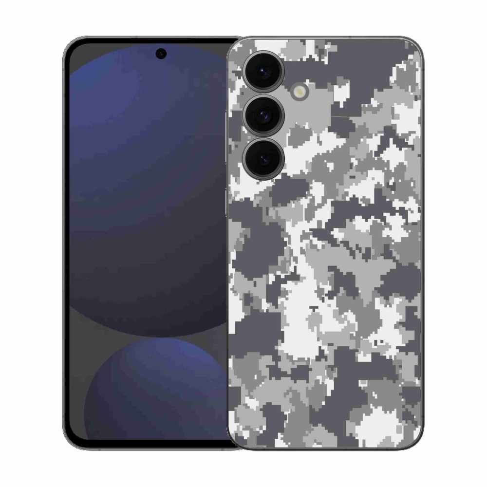 Gélový kryt mmCase na Samsung Galaxy S25 FE - maskáčový vzor 2