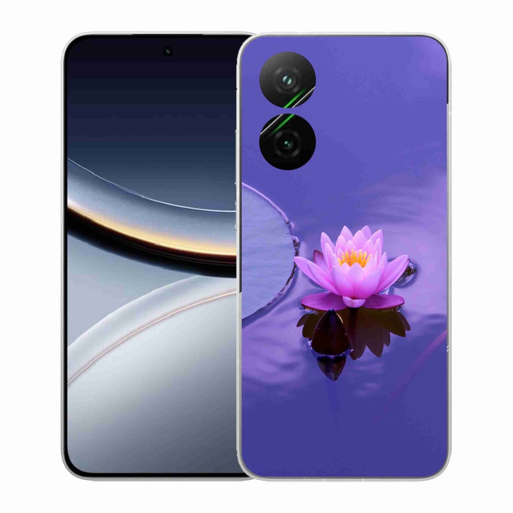 Gélový kryt mmCase na Xiaomi Poco F7 5G - kvet na hladine