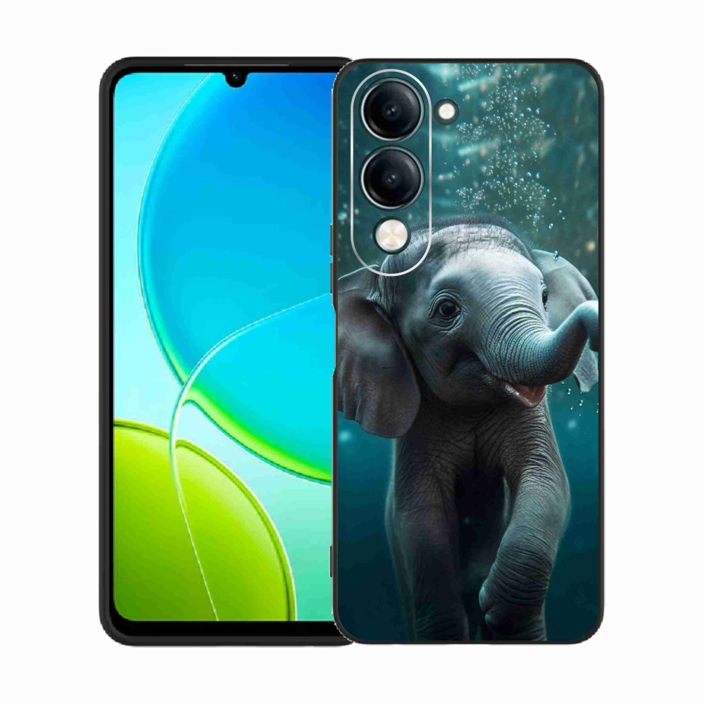 Gélový kryt mmCase na Vivo Y29s 5G - sloník pod vodou