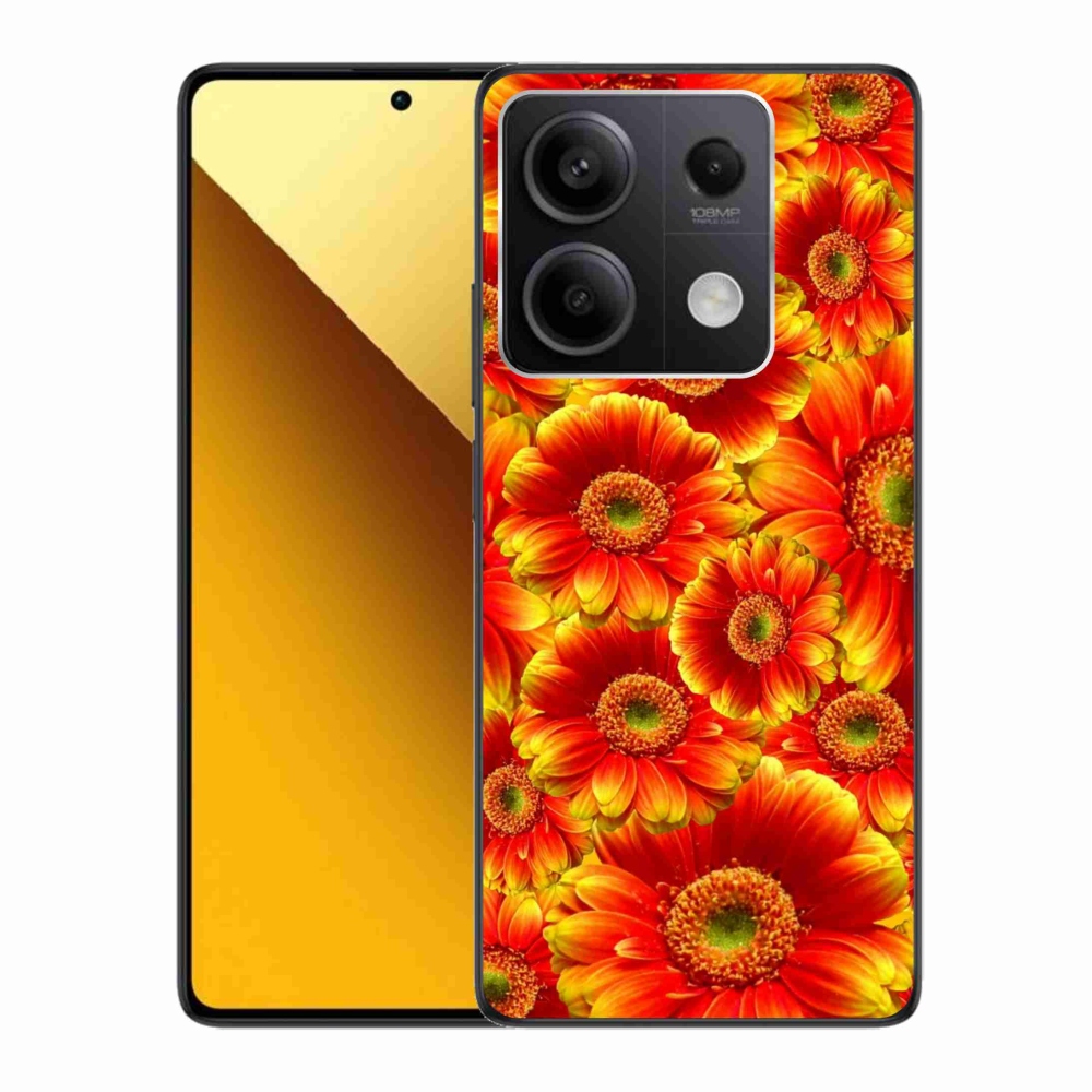 Gélový kryt mmCase na Xiaomi Redmi Note 13 5G - gerbera 1