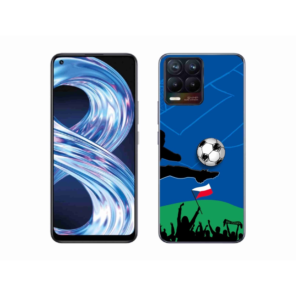 Gélový kryt mmCase na Realme 8 4G - fanúšikovia futbalu