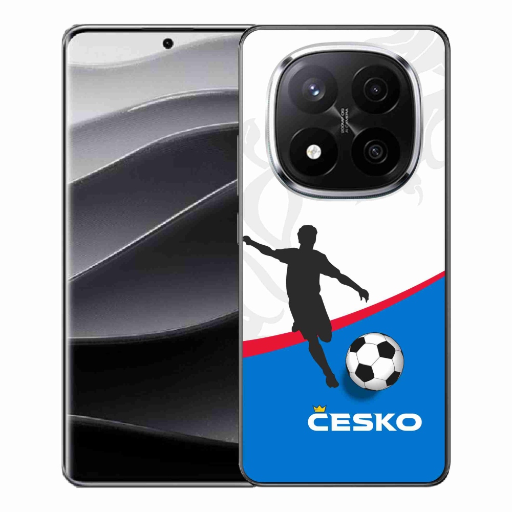 Gélový kryt mmCase na Xiaomi Redmi Note 14 Pro+ 5G - futbal Česko 1