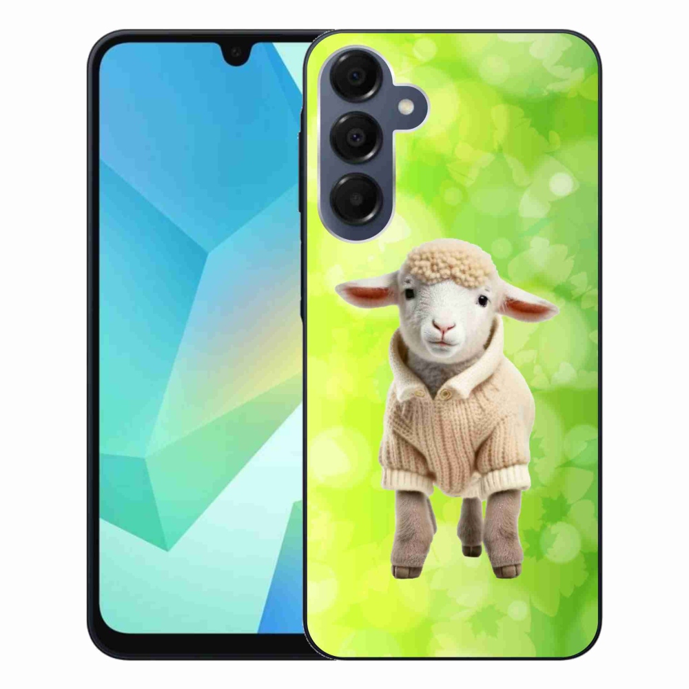 Gélový kryt mmCase na Samsung Galaxy A16 4G/5G - jahňa vo svetri