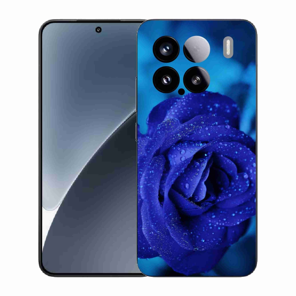 Gélový kryt mmCase na Xiaomi 15 - modrá ruža