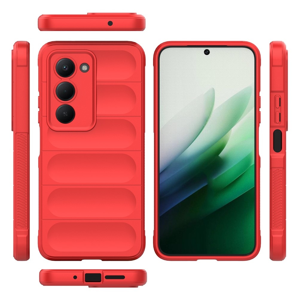 Rugg odolný gélový obal na Xiaomi Redmi 15 5G (169mm) - červený
