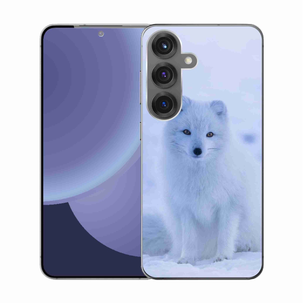 Gélový kryt mmCase na Samsung Galaxy S25 - polárna líška