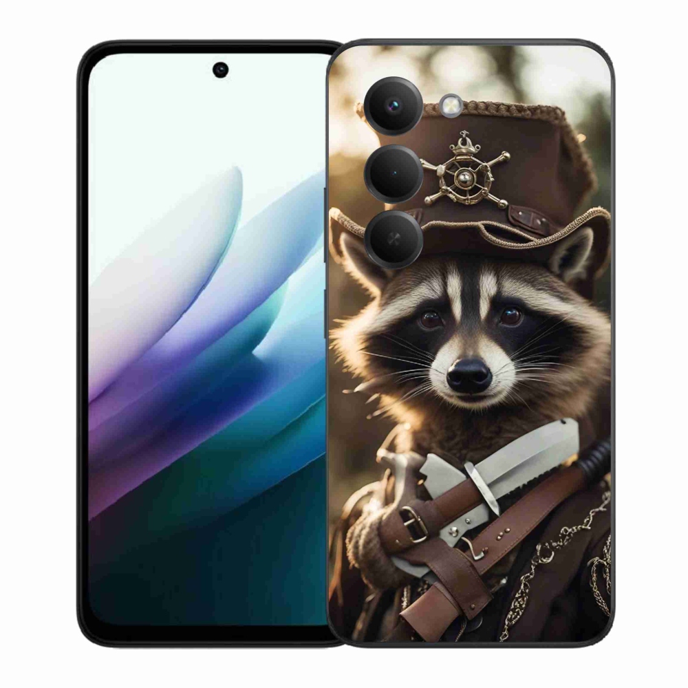 Gélový kryt mmCase na Xiaomi Redmi 15 4G/5G (171mm) - mýval v uniforme