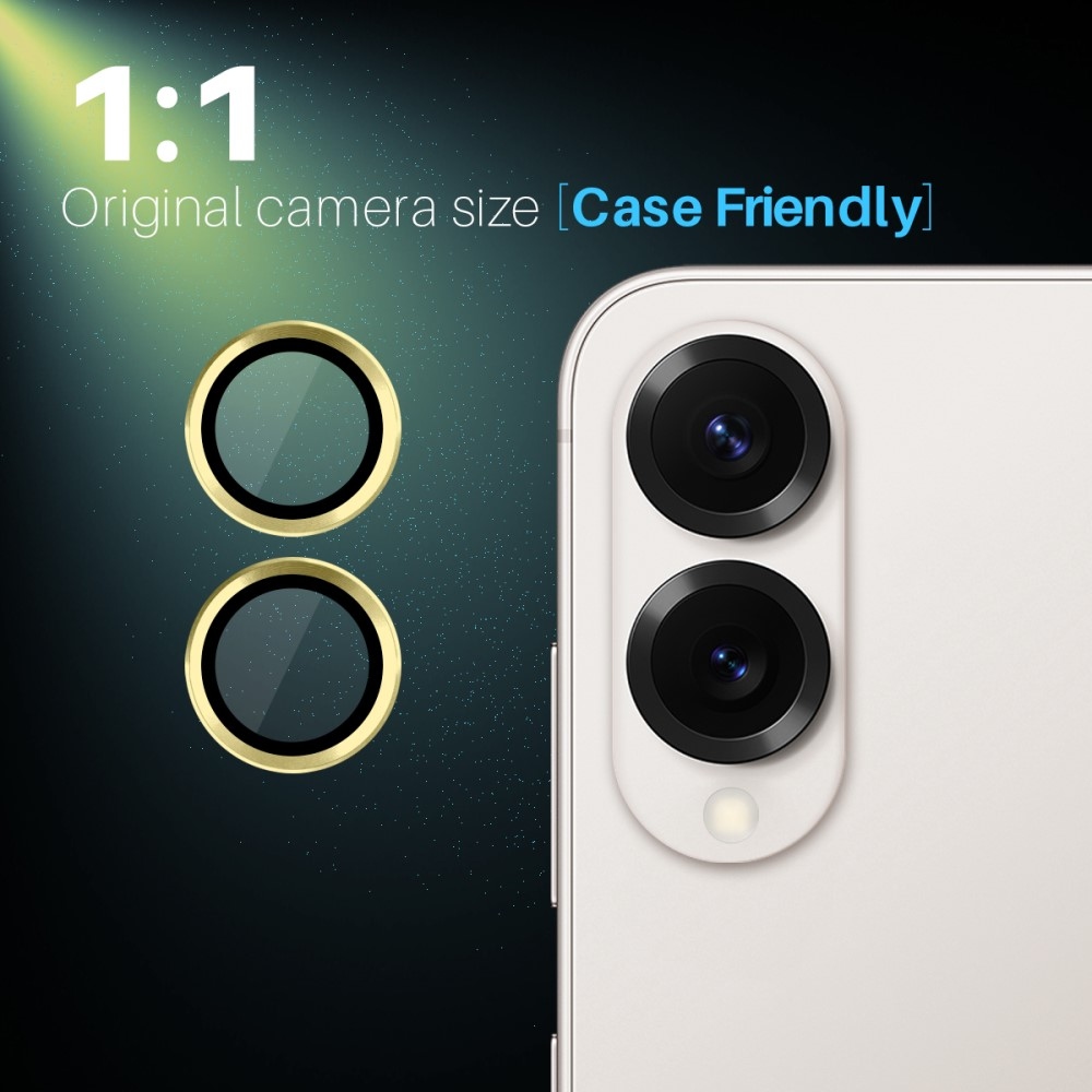 NORTHJO sklo šošovky fotoaparátu na Samsung Galaxy S25 Edge (samostatné sklá) - zlaté
